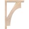 Ekena Millwork Westlake Block Smooth Bracket w/ Offset Brace, Douglas Fir, 3 1/2"W x 16"D x 24"H BKT0402X16X24WTL05SDF - alternate 3